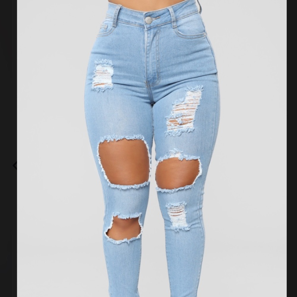 High Waisted Skinny Jeans